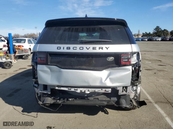 2023 Land Rover Discovery Sport S R-Dynamic with VIN SALCT2FX0PH322291, listed as a Copart auction lot 87925855 with 16,335 mi miles and Salvage Title. Bid and sale history available at carsss.com. Image 6.