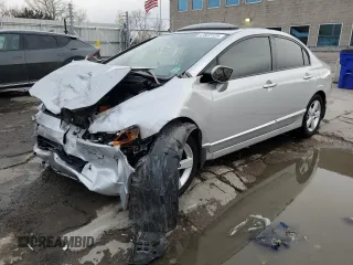 2008 Honda Civic EX-L z VIN 1HGFA16908L032882, wystawiony jako Copart lot #47822125 z przebiegiem Nie podano mil oraz Szkoda całkowita • Salvage title. Historia ofert i sprzedaży dostępna na DreamBid. Obrazek 1.