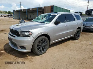 2020 Dodge Durango GT Plus with VIN 1C4RDJDG3LC142242, listed as a Copart auction lot 62962415 with 44,866 mi miles and Salvage title. Bid and sale history available at DreamBid. Image 1.
