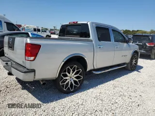 2008 Nissan Titan XE with VIN 1N6AA07D78N325394, listed as a Copart auction lot 47346415 with 247,793 mi miles and Salvage Title. Bid and sale history available at carsss.com. Image 3.