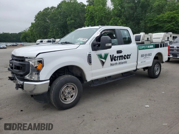 2022 Ford F-250 XL z VIN 1FT7X2B68NEE31039, wystawiony jako Copart lot #61174615 z przebiegiem 126 064 mil mil oraz Szkoda całkowita • Salvage title. Historia ofert i sprzedaży dostępna na DreamBid. Obrazek 1.