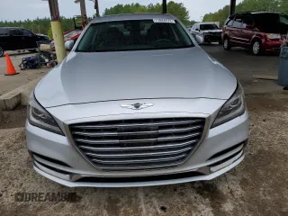 2018 Genesis G80 3.8L with VIN KMHGN4JE9JU263871, listed as a Copart auction lot 71884574 with 81,777 mi miles and Salvage Title. Bid and sale history available at carsss.com. Image 5.