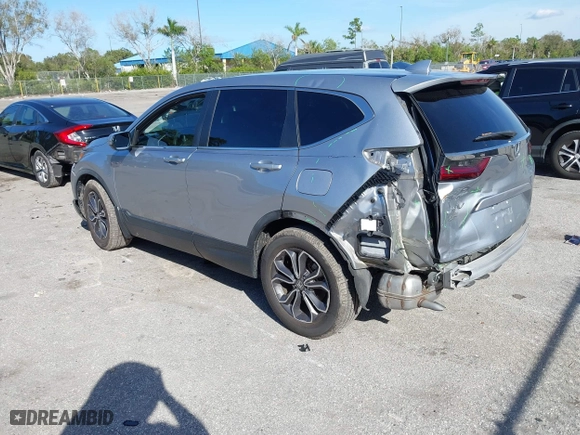 2020 Honda CR-V EX-L with VIN 7FARW1H82LE018273, listed as a IAAI auction lot 41230417 with 58,907 mi miles. Bid and sale history available at carsss.com. Image 3.