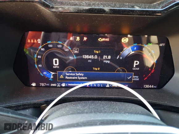 2024 Chevrolet Colorado 4WD Z71 with VIN 1GCPTDEK9R1128882, listed as a Copart auction lot 44118785 with 13,645 mi miles and Salvage Title. Bid and sale history available at carsss.com. Image 9.
