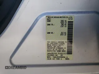 2015 Nissan LEAF SV with VIN 1N4AZ0CP3FC320333, listed as a Copart auction lot 62430113 with 54,127 mi miles. Bid and sale history available at carsss.com. Image 12.