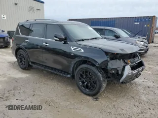 2021 Nissan Armada SV z VIN JN8AY2ADXM9662510, wystawiony jako Copart lot #81333914 z przebiegiem 97 166 mil mil oraz Nie do naprawy • Non repairable. Historia ofert i sprzedaży dostępna na DreamBid. Obrazek 4.