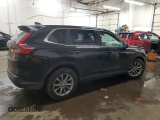 2023 Honda CR-V EX-L with VIN 5J6RS4H75PL001626, listed as a Copart auction lot 48156105 with 78,777 mi miles and Salvage Title. Bid and sale history available at carsss.com. Image 3.