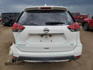 2017 Nissan Rogue SV with VIN KNMAT2MT3HP603782, listed as a Copart auction lot 57163755 with 108,676 mi miles and Salvage title. Bid and sale history available at DreamBid. Image 6.