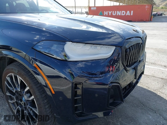 2024 BMW X5 xDrive50e with VIN 5UX43EU08R9S90964, listed as a IAAI auction lot 41690894 with 17,732 mi miles. Bid and sale history available at carsss.com. Image 6.