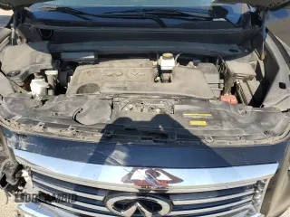 2013 Infiniti JX35 with VIN 5N1AL0MM2DC333731, listed as a Copart auction lot 74307604 with 121,310 mi miles and Salvage Title. Bid and sale history available at carsss.com. Image 12.