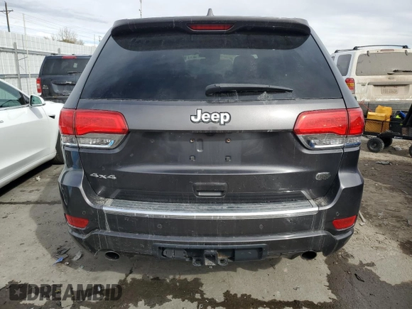 2017 Jeep Grand Cherokee Overland with VIN 1C4RJFCG9HC749485, listed as a Copart auction lot 45531335 with 0 mi miles and Salvage Title. Bid and sale history available at carsss.com. Image 6.