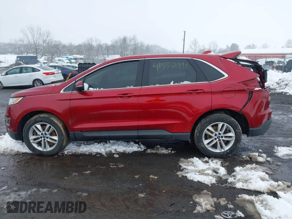 2015 Ford Edge SEL with VIN 2FMTK4J82FBC08483, listed as a IAAI auction lot 41552998 with 124,720 mi miles. Bid and sale history available at carsss.com. Image 15.