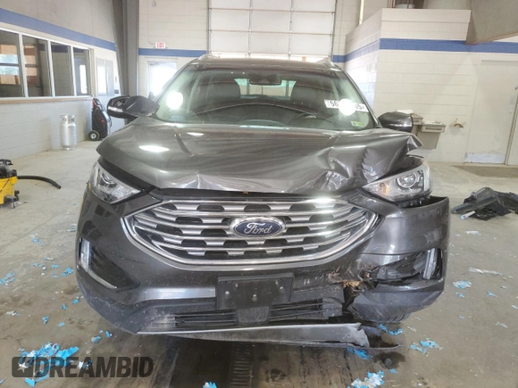 2019 Ford Edge SEL with VIN 2FMPK3J94KBB95072, listed as a Copart auction lot 56213785 with 81,410 mi miles and Salvage title. Bid and sale history available at DreamBid. Image 5.