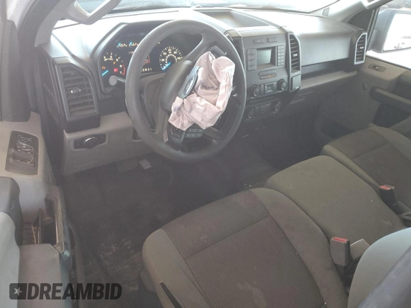 2017 Ford F-150 XL with VIN 1FTEX1CFXHKE52187, listed as a Copart auction lot 57912035 with 186,391 mi miles and Salvage title. Bid and sale history available at DreamBid. Image 8.