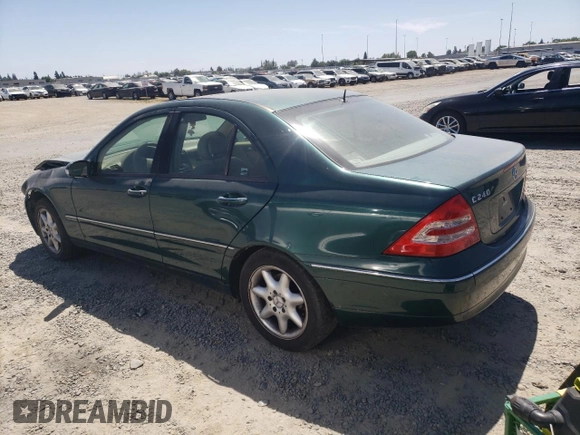 2001 Mercedes-Benz C 230/260/280/320 z VIN WDBRF61J21F089325, wystawiony jako Copart lot #57538794 z przebiegiem 88 695 mil mil oraz Czysty tytuł • Clean title. Historia ofert i sprzedaży dostępna na DreamBid. Obrazek 2.