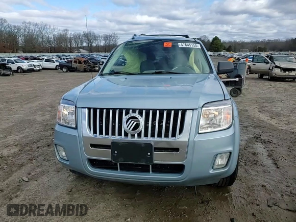 2008 Mercury Mariner with VIN 4M2CU81Z18KJ18646, listed as a Copart auction lot 47645155 with 108,623 mi miles and Salvage title. Bid and sale history available at DreamBid. Image 12.