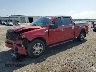 2008 Ford F-150 XLT with VIN 1FTPW12V18KE25514, listed as a Copart auction lot 57871485 with 248,915 mi miles and Salvage title. Bid and sale history available at DreamBid. Image 1.