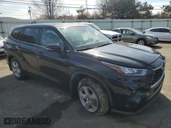 2020 Toyota Highlander LE with VIN 5TDZZRAH6LS503801, listed as a Copart auction lot 47546565 with 86,379 mi miles and Salvage title. Bid and sale history available at DreamBid. Image 4.