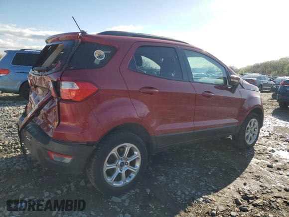 2018 Ford EcoSport SE z VIN MAJ6P1UL2JC189482, wystawiony jako Copart lot #51911295 z przebiegiem 77 647 mil mil oraz Szkoda całkowita • Salvage title. Historia ofert i sprzedaży dostępna na DreamBid. Obrazek 3.