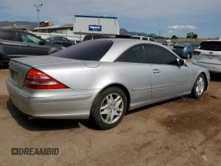 2002 Mercedes-Benz CL with VIN WDBPJ75J72A030386, listed as a Copart auction lot 63415904 with Not Provided miles and Salvage Title. Bid and sale history available at carsss.com. Image 3.