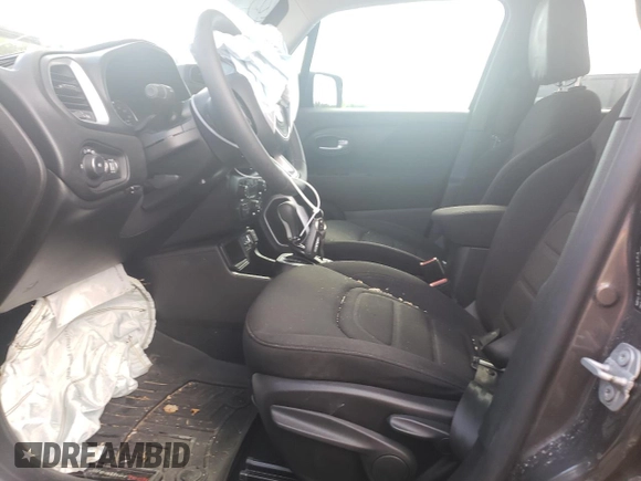2020 Jeep Renegade Latitude with VIN ZACNJABBXLPM04037, listed as a Copart auction lot 56849225 with 30,738 mi miles and Salvage title. Bid and sale history available at DreamBid. Image 7.