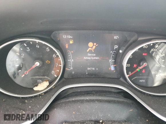 2019 Jeep Compass Limited with VIN 3C4NJCCB8KT649391, listed as a Copart auction lot 53990375 with 94,716 mi miles and Clean title. Bid and sale history available at DreamBid. Image 9.