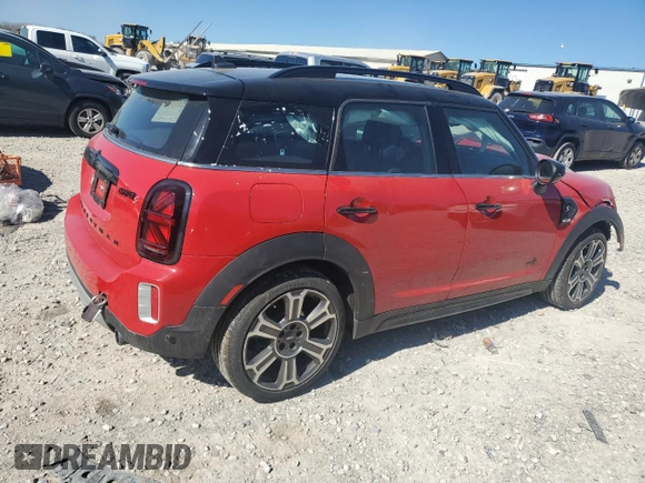 2024 MINI Countryman Cooper S with VIN WMZ83BR0XR3R52959, listed as a Copart auction lot 49408755 with 7,933 mi miles and Salvage title. Bid and sale history available at DreamBid. Image 3.