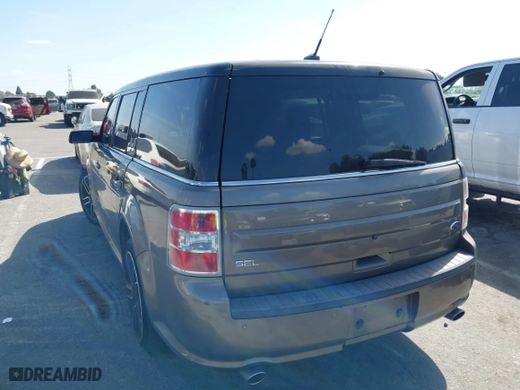 2014 Ford Flex SEL with VIN 2FMGK5C87EBD15046, listed as a IAAI auction lot 41719837 with 140,461 mi miles. Bid and sale history available at carsss.com. Image 3.