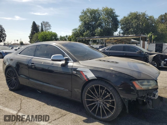 2011 Audi A5 Premium Plus with VIN WAULFAFR6BA034722, listed as a Copart auction lot 58052455 with 119,615 mi miles and Salvage title. Bid and sale history available at DreamBid. Image 4.
