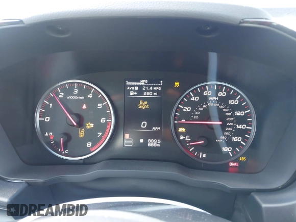 2024 Subaru WRX Premium с VIN JF1VBAH66R9814182, выставлен на аукционе IAAI как лот 41570664 с пробегом 889 миль миль и . История ставок и продаж доступна на DreamBid. Изображение 7.