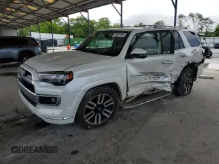 2015 Toyota 4Runner Limited with VIN JTEBU5JR8F5210165, listed as a Copart auction lot 58535585 with 150,459 mi miles and Salvage title. Bid and sale history available at DreamBid. Image 1.