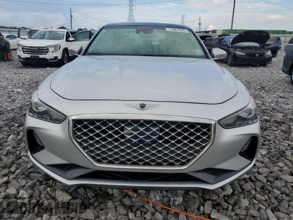 2019 Genesis G70 2.0T Advanced with VIN KMTG34LA9KU027051, listed as a Copart auction lot 71967634 with 41,356 mi miles and Salvage Title. Bid and sale history available at carsss.com. Image 5.