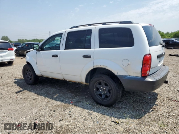 2008 Dodge Durango SXT with VIN 1D8HD38N28F154938, listed as a Copart auction lot 59943355 with 204,935 mi miles and Salvage title. Bid and sale history available at DreamBid. Image 2.