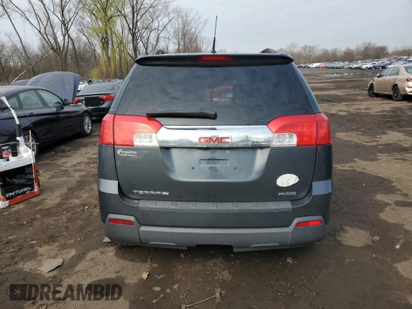 2011 GMC Terrain SLT-1 with VIN 2CTFLVEC2B6392883, listed as a Copart auction lot 52331505 with 186,855 mi miles and Salvage title. Bid and sale history available at DreamBid. Image 6.