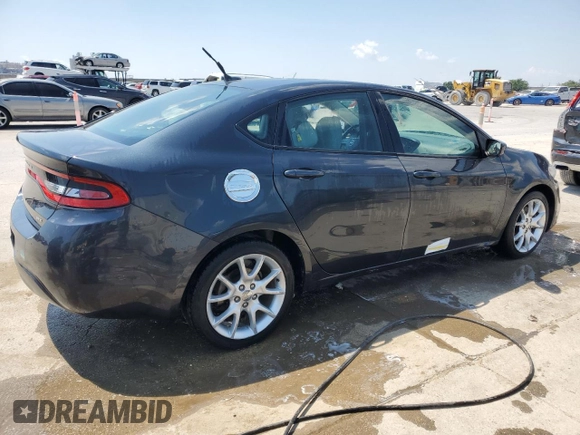 2013 Dodge Dart Rallye with VIN 1C3CDFBA2DD137163, listed as a Copart auction lot 58738844 with 108,822 mi miles and Salvage Title. Bid and sale history available at carsss.com. Image 3.