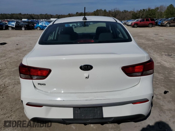 2021 Kia Rio LX with VIN 3KPA24AD7ME421086, listed as a Copart auction lot 43336485 with 58,620 mi miles and Salvage Title. Bid and sale history available at carsss.com. Image 6.
