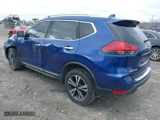 2017 Nissan Rogue SL with VIN 5N1AT2MV0HC742787, listed as a IAAI auction lot 41738314 with 156,574 mi miles. Bid and sale history available at carsss.com. Image 3.