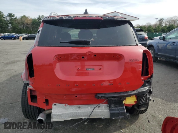 2019 MINI Countryman Cooper with VIN WMZYV5C53K3F57725, listed as a Copart auction lot 50936505 with 55,051 mi miles and Salvage title. Bid and sale history available at DreamBid. Image 6.