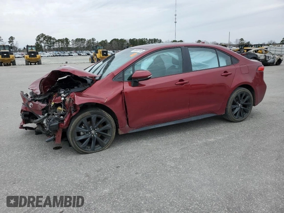 2023 Toyota Corolla SE with VIN 5YFP4MCEXPP168231, listed as a Copart auction lot 48005165 with 35,583 mi miles and Salvage Title. Bid and sale history available at DreamBid. Image 1.