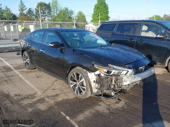 2017 Nissan Maxima SR with VIN 1N4AA6AP3HC453027, listed as a IAAI auction lot 41965266 with 42,073 mi miles. Bid and sale history available at carsss.com. Image 1.