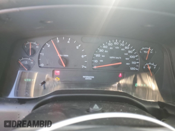 2002 Dodge Dakota SLT with VIN 1B7HG48N42S588224, listed as a Copart auction lot 87807265 with 69,817 mi miles and Salvage Title. Bid and sale history available at carsss.com. Image 9.