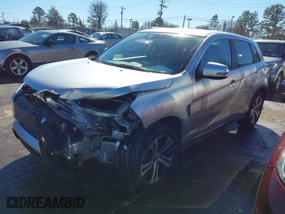 2020 Mitsubishi Outlander Sport SE 2.0 with VIN JA4AP4AU5LU012256, listed as a IAAI auction lot 41440632 with 52,835 mi miles. Bid and sale history available at carsss.com. Image 2.