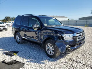 2019 Toyota Land Cruiser with VIN JTMCY7AJ3K4084347, listed as a Copart auction lot 79437524 with 0 mi miles and Salvage Title. Bid and sale history available at carsss.com. Image 4.