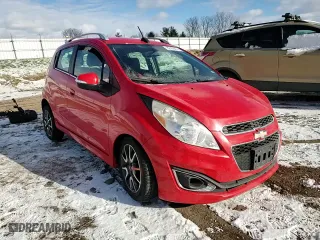 2015 Chevrolet Spark LT with VIN KL8CF6S99FC762768, listed as a Copart auction lot 82169414 with 0 mi miles and Salvage Title. Bid and sale history available at carsss.com. Image 10.