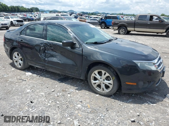 2012 Ford Fusion SE with VIN 3FAHP0HA6CR413577, listed as a Copart auction lot 63110305 with 110,915 mi miles and Salvage title. Bid and sale history available at DreamBid. Image 4.