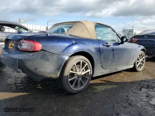 2009 Mazda MX-5 Miata Touring with VIN JM1NC25F090203358, listed as a Copart auction lot 49343475 with 205,477 mi miles and Salvage Title. Bid and sale history available at carsss.com. Image 3.