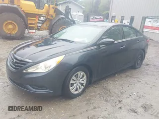 2012 Hyundai Sonata GLS with VIN 5NPEB4AC8CH356946, listed as a IAAI auction lot 41988172 with 169,614 mi miles. Bid and sale history available at carsss.com. Image 2.