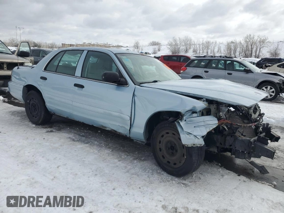 2005 Ford Police Interceptor with VIN 2FAHP71W25X102246, listed as a Copart auction lot 46324385 with 258,796 mi miles and Salvage title. Bid and sale history available at DreamBid. Image 4.