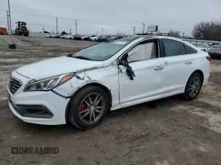 2015 Hyundai Sonata Sport with VIN 5NPE34AB0FH083851, listed as a Copart auction lot 44110145 with Not Provided miles and Salvage Title. Bid and sale history available at carsss.com. Image 1.