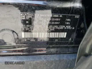 2022 Toyota RAV4 XLE with VIN 2T3W1RFV1NC174758, listed as a Copart auction lot 58006435 with 31,370 mi miles and Salvage title. Bid and sale history available at DreamBid. Image 13.